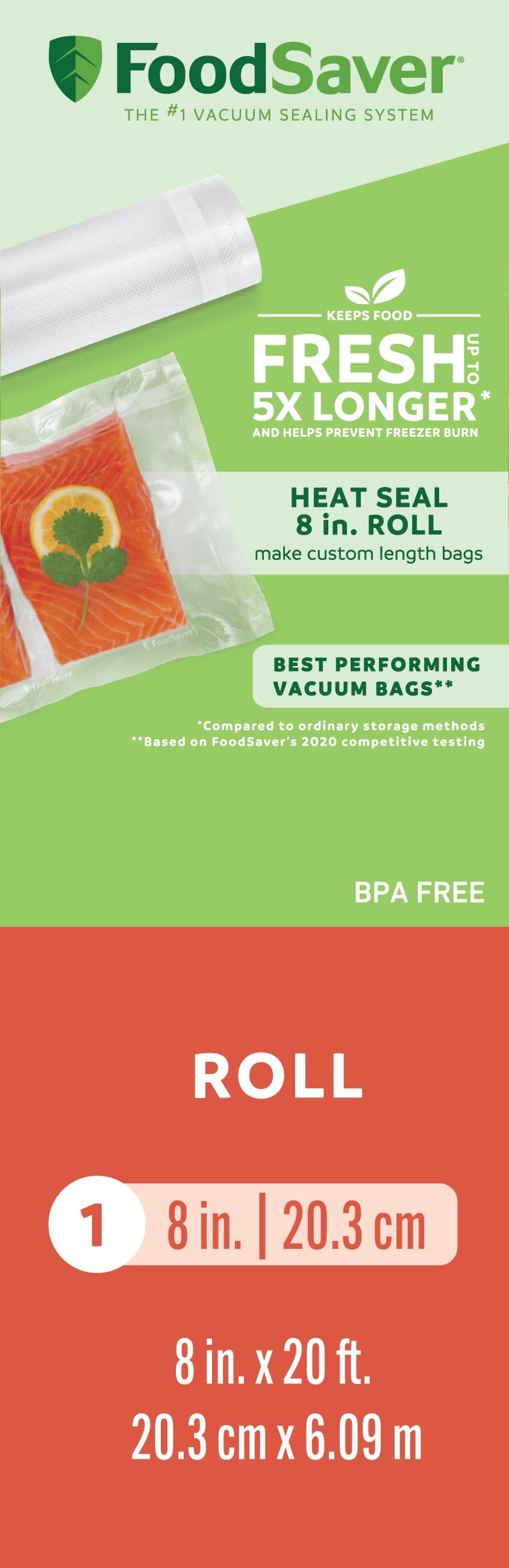  Mesliese Vacuum Sealer Bags Rolls for Custom Fit 8