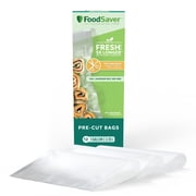 FoodSaver Gallon Vacuum Sealer Bags (11" x 14"), 12-Count BPA-Free Vacuum Seal Bags for Food Storage and Meal Prep, Works With FoodSaver Vacuum Sealer Machines