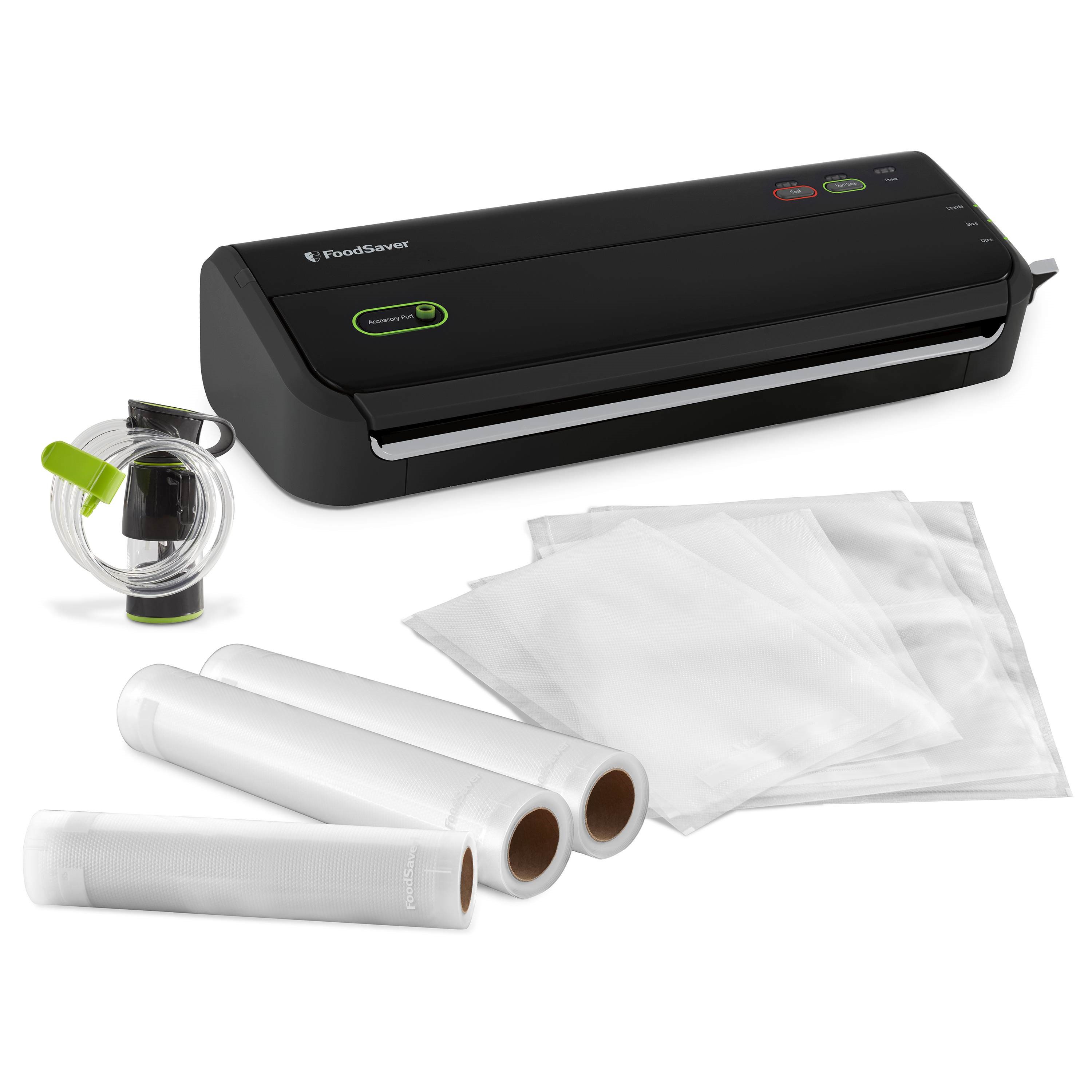 FoodSaver FM2000 Manual Vacuum Sealing System Value Bundle with Bags and Hose - image 1 of 12