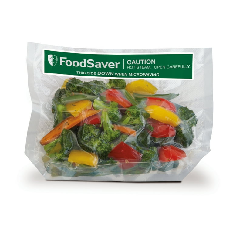 FoodSaver® Freeze 'N Steam Microwave Quart Vacuum-Seal Cooking Bags,16  Count, Clear