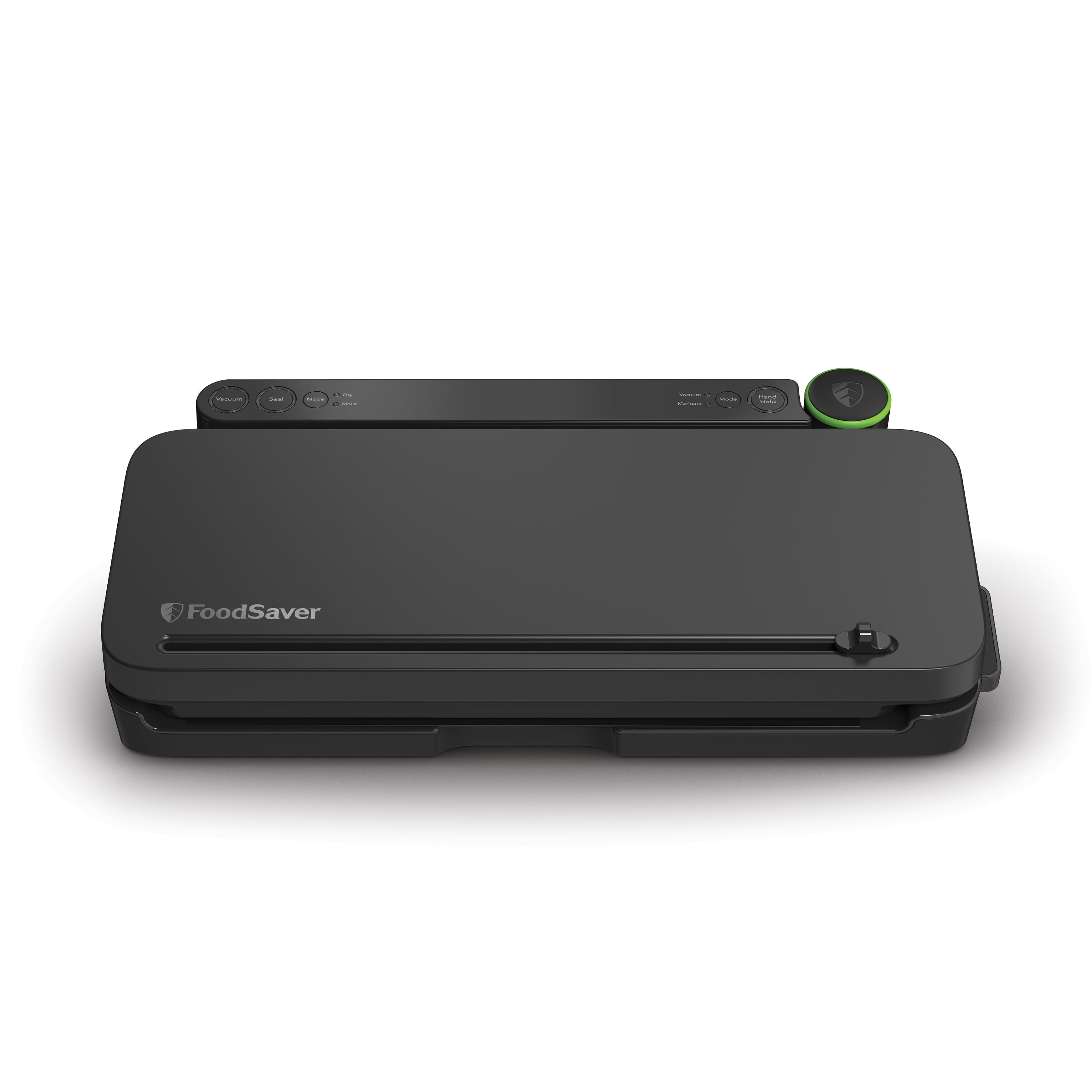 Black Stainless Steel Multi-Use Vacuum Sealer with Roll Storage