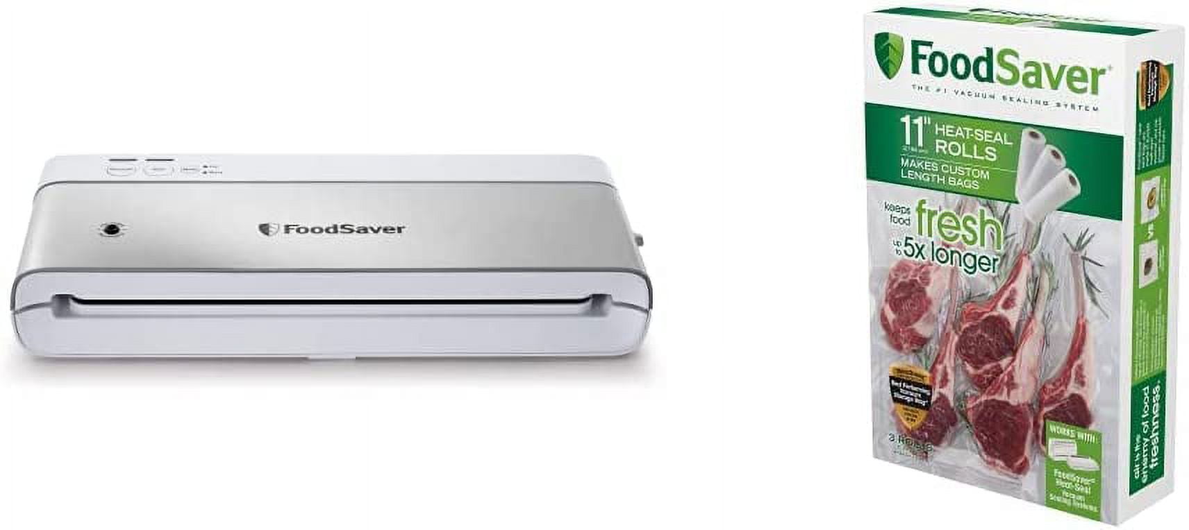 FoodSaver VS0150 PowerVac Compact Vacuum Sealing Machine Vertical Vacuum Sealer Storage Black