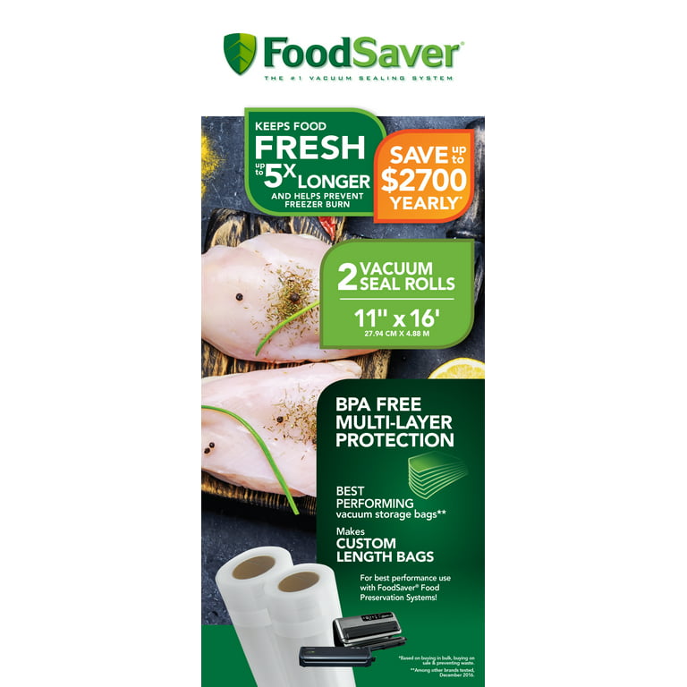 FoodSaver® Vacuum Seal Rolls, 2 units - Harris Teeter