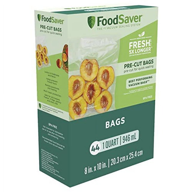 FoodSaver Vacuum Sealer Bags for Airtight Food Storage and Sous Vide, 1