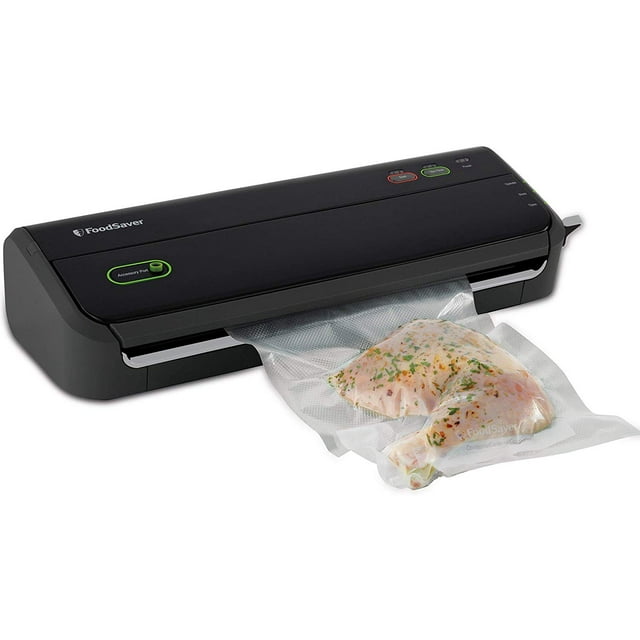 FoodSaver Vacuum Sealer Machine with Starter Bags & Rolls Safety