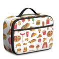 thumbnail image 1 of Foodie-Approved Insulated Lunch Bag - Thermal Pizza Lunch Box with 8-Hour Freshness, Lightweight & Compact for Parents, 1 of 6