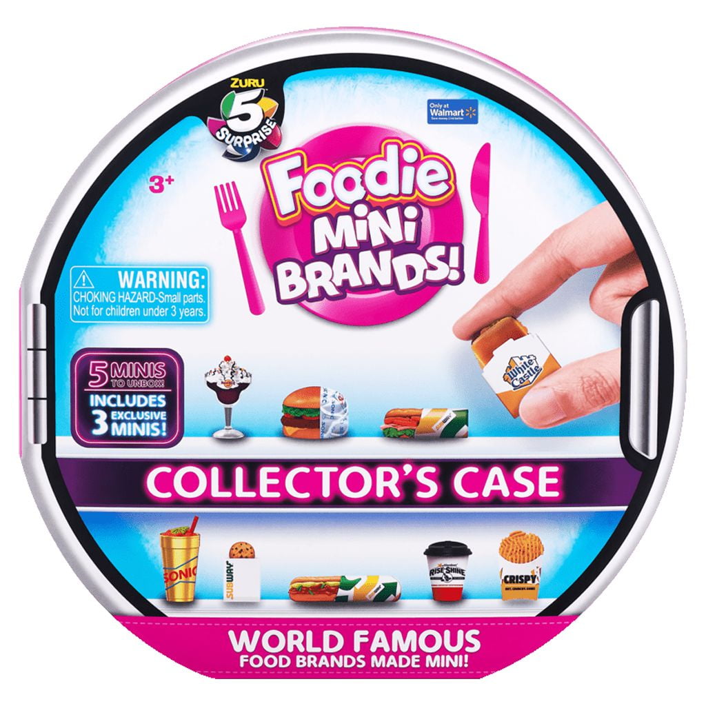 Mini Brands Foodie Series 2 Food Court Playset with 1 Exclusive Mini by  ZURU - Includes Real Mini Fast Food Brands Collectibles, Food Court Playset