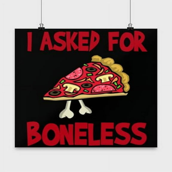 Foodie Poster - Humor Wall Art for Kitchen Gift