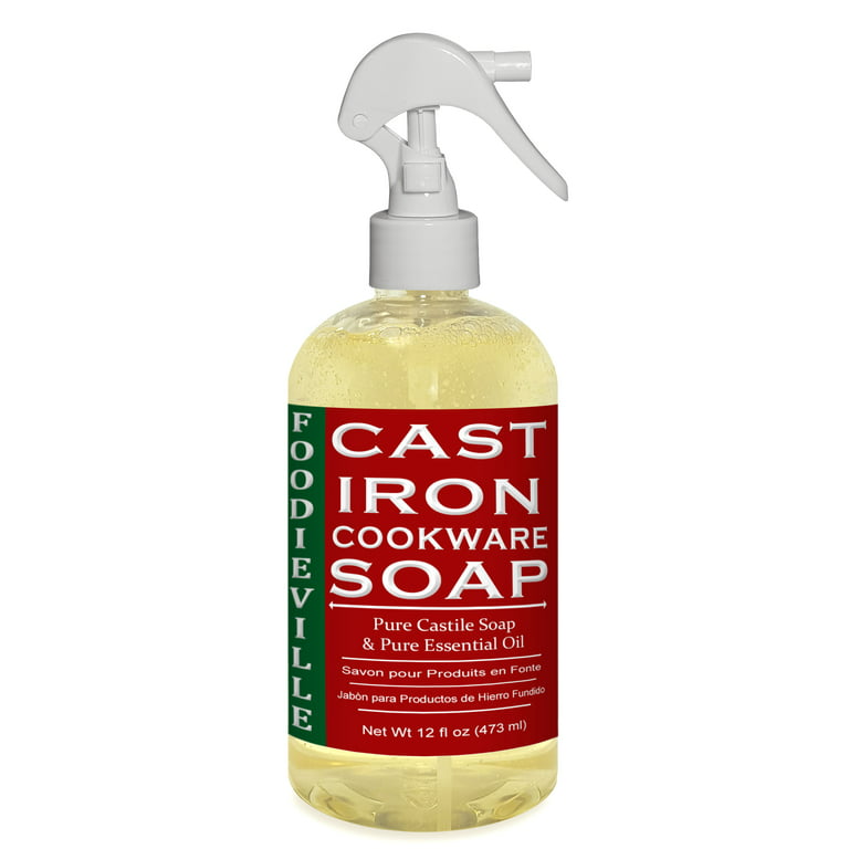 Cast Iron Soap for Cleaning Cast Iron Cookware by Foodieville