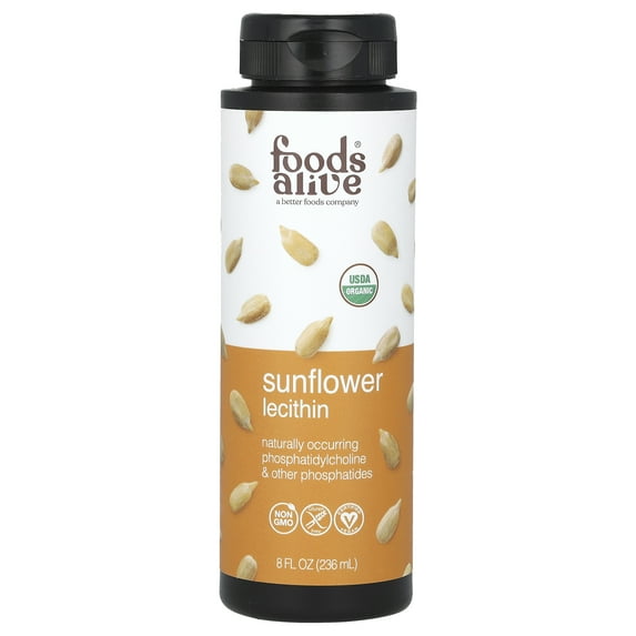 Sunflower Lecithin, 8 fl oz (236 ml), Foods Alive