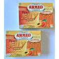 Foods PEACH Jelly Crystals, Set Jello 70g (2 Packs) Certified Halal