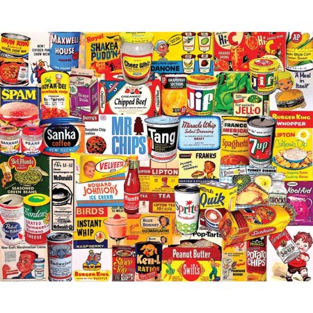 White Mountain Puzzles, Foods We Loved 1000 Piece Puzzle