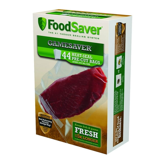 Foodsaver FSGSBF0226000 Bags Quart Size 44 Count