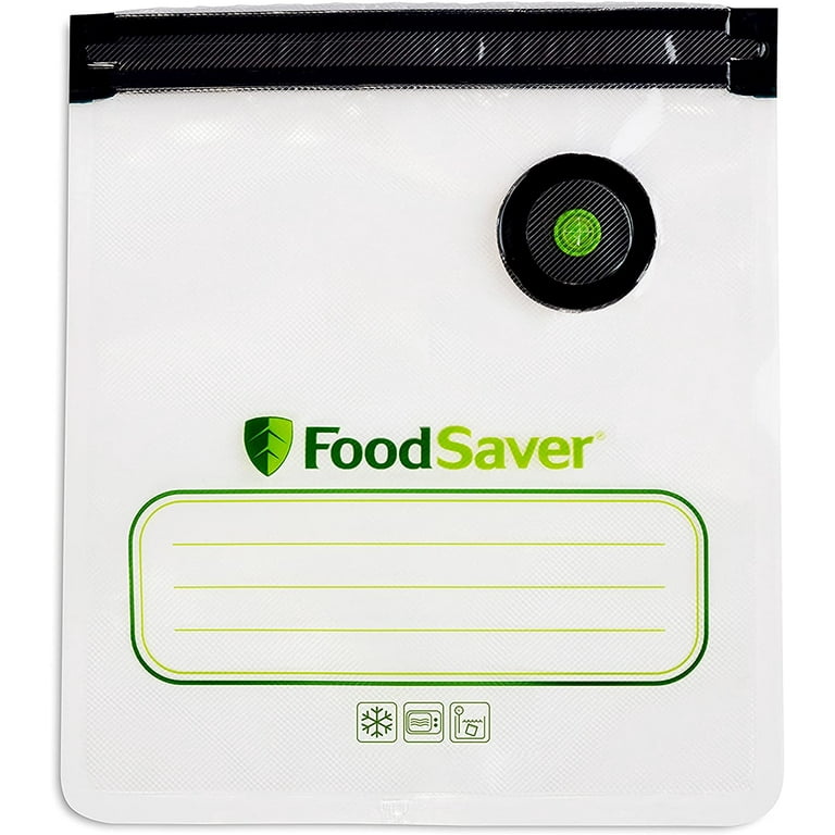 Foodsaver Reusable Gallon Vacuum Zipper Bags - For Use With