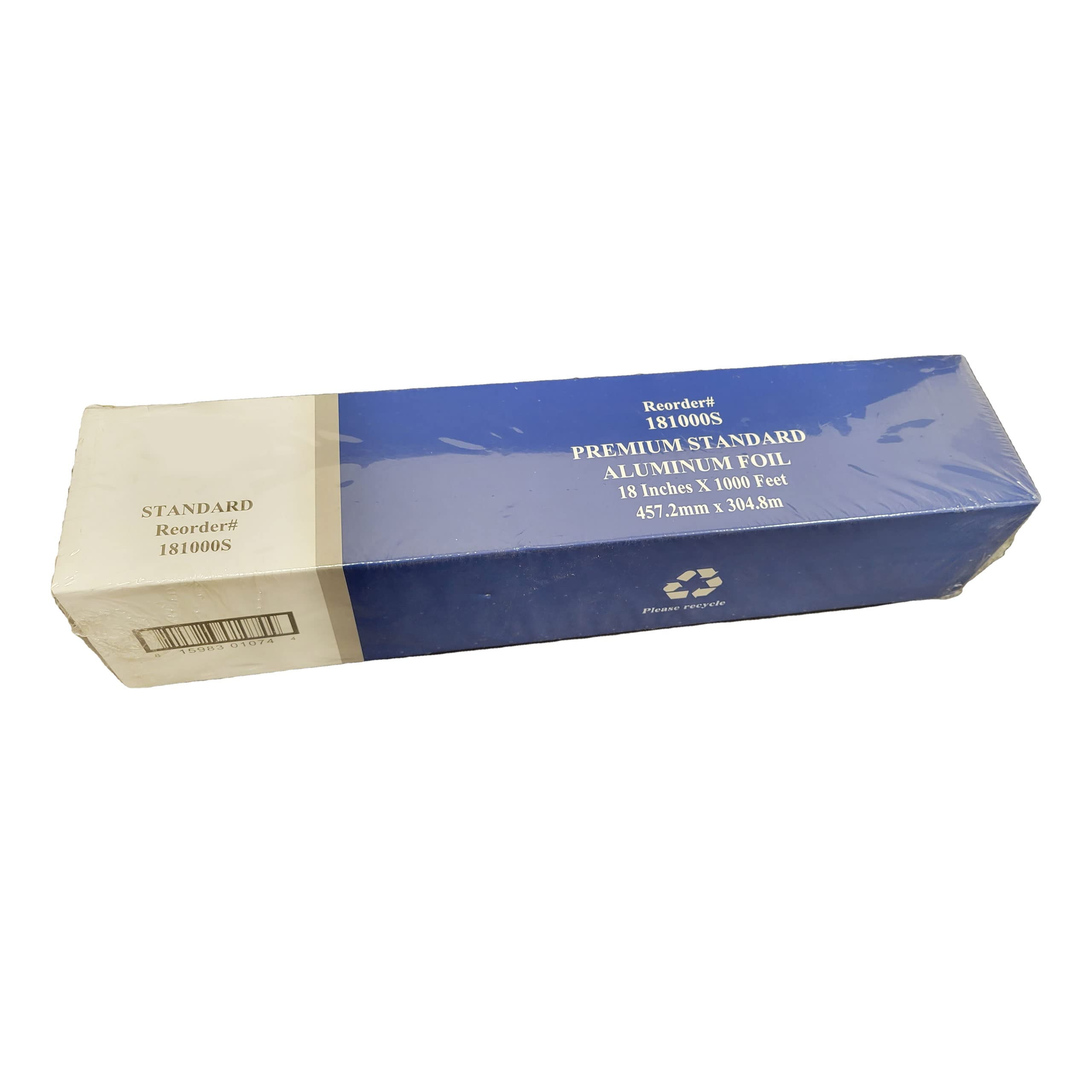 Foodservice Aluminum Foil, 18 inches x 1000 Feet, Premium Aluminum Foil Roll (18 in. x 1000 feet)