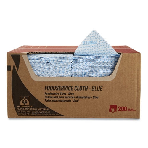Foodservice Cloths, 12.5 X 23.5, Blue, 200/carton | Bundle of 2 Cartons