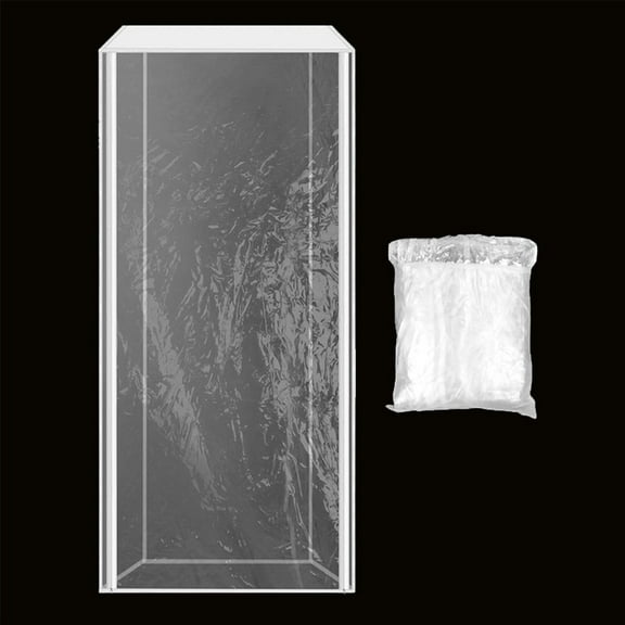 Foodservice Commercial-Grade Sheet Pan/Bun Pan Rack Cover, Pvc,10/20-Tier 28*23*61In YIWEI