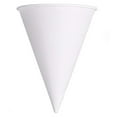 Foodservice Cone Water Cups, Cold, Paper, 4 oz, White, 200/Bag, 25 Bags