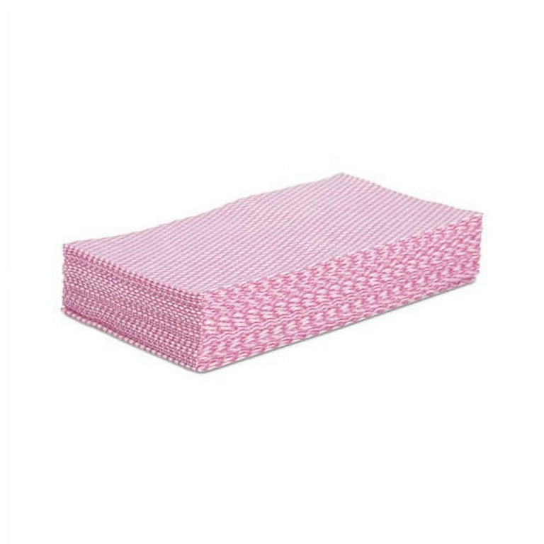 Foodservice Wipers, 12 x 21, Pink/White, 200/Carton Foodservice Wipers, 12 x 21, Pink/White, 200/Carton