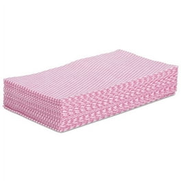 Foodservice Wipers, 12 x 21, Pink/White, 200/Carton Foodservice Wipers, 12 x 21, Pink/White, 200/Carton