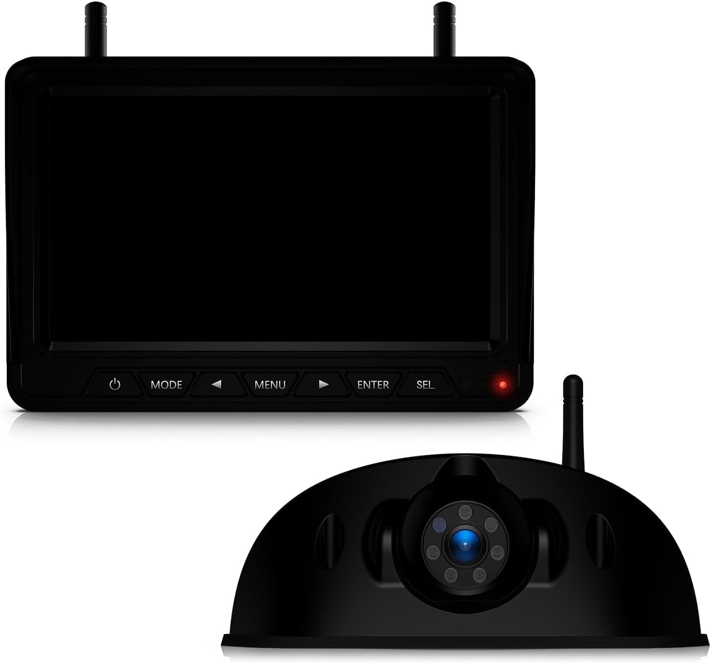 eRapta Wireless Backup Camera for Car or Truck Back Up Camera Reversing Rear Front View Parking Camera Strong Signal and 1080P HD
