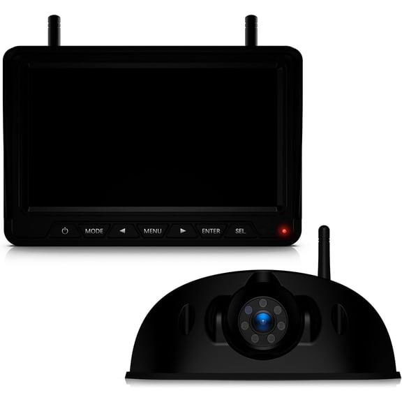 eRapta Wireless Backup Camera for Car or Truck Back Up Camera Reversing Rear Front View Parking Camera Strong Signal and 1080P HD