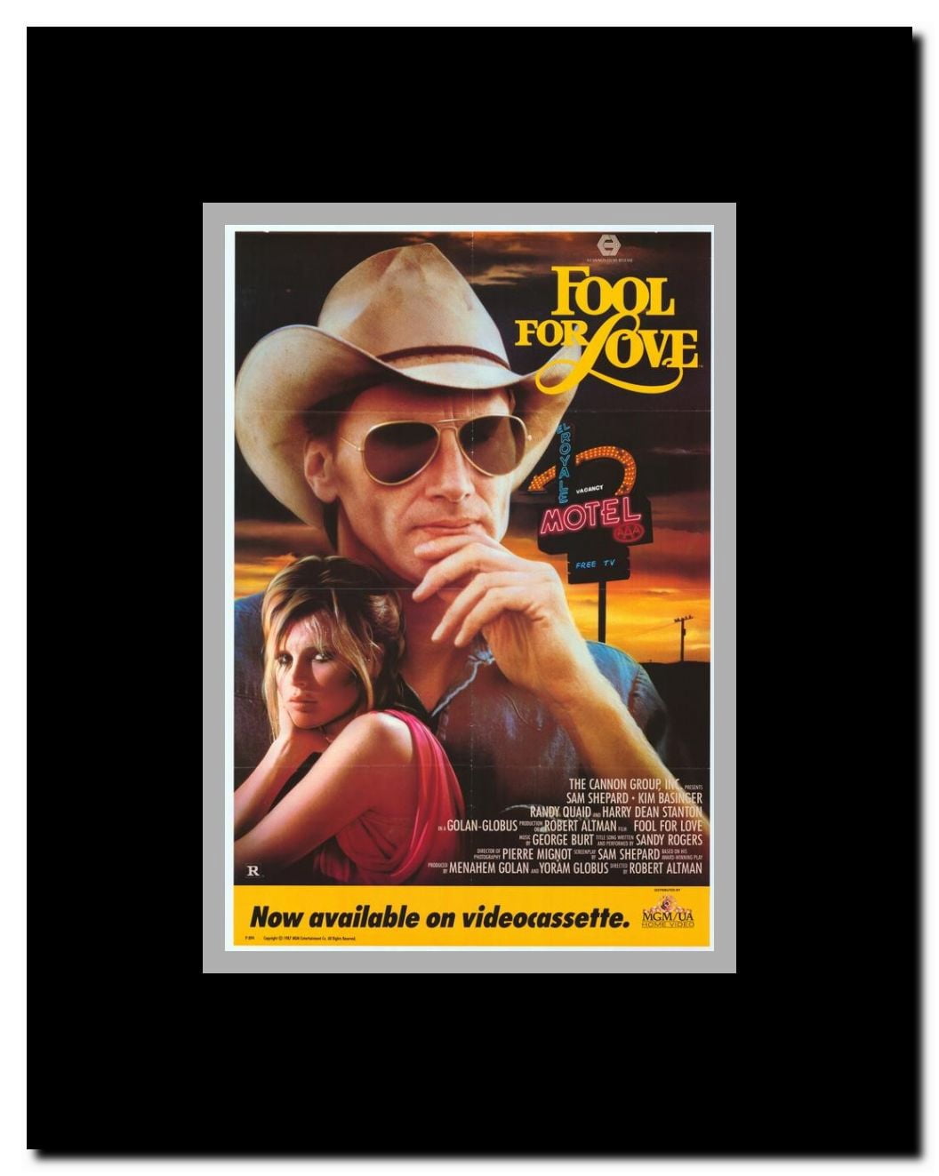 Fool for Love Framed Movie Poster