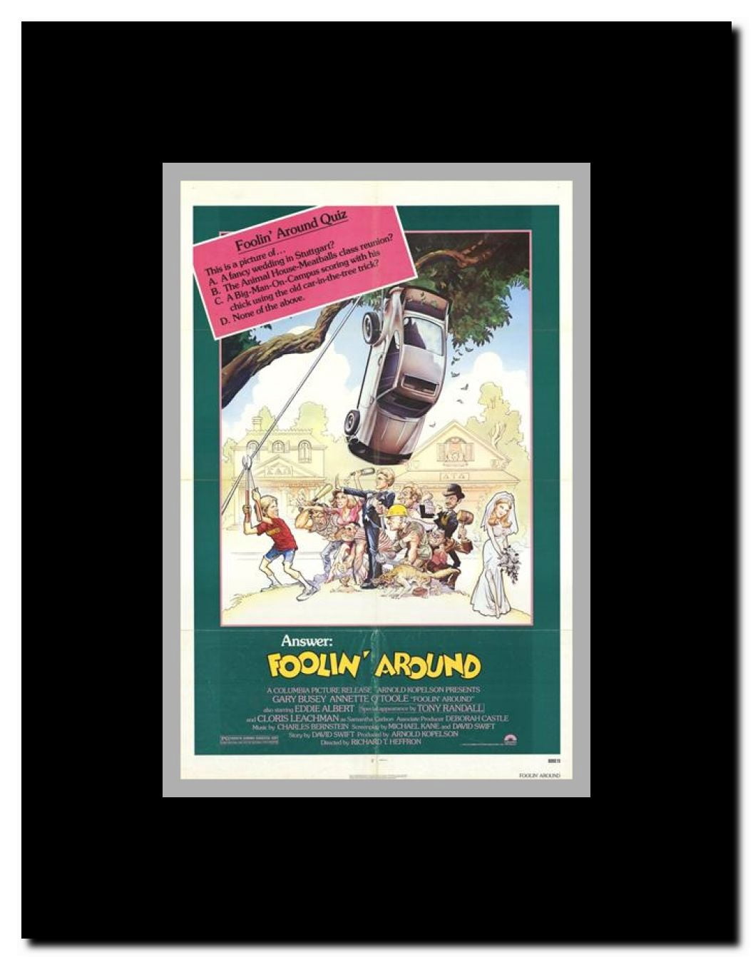 Foolin' Around Framed Movie Poster