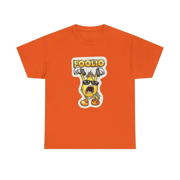 Foolio Flameboy World Industries 2001 Skateboard Vintage Classic TShirt Print - Orange / 3XL