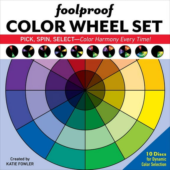 Foolproof Color Wheel Set : 10 Discs for Dynamic Color Selection (General merchandise)