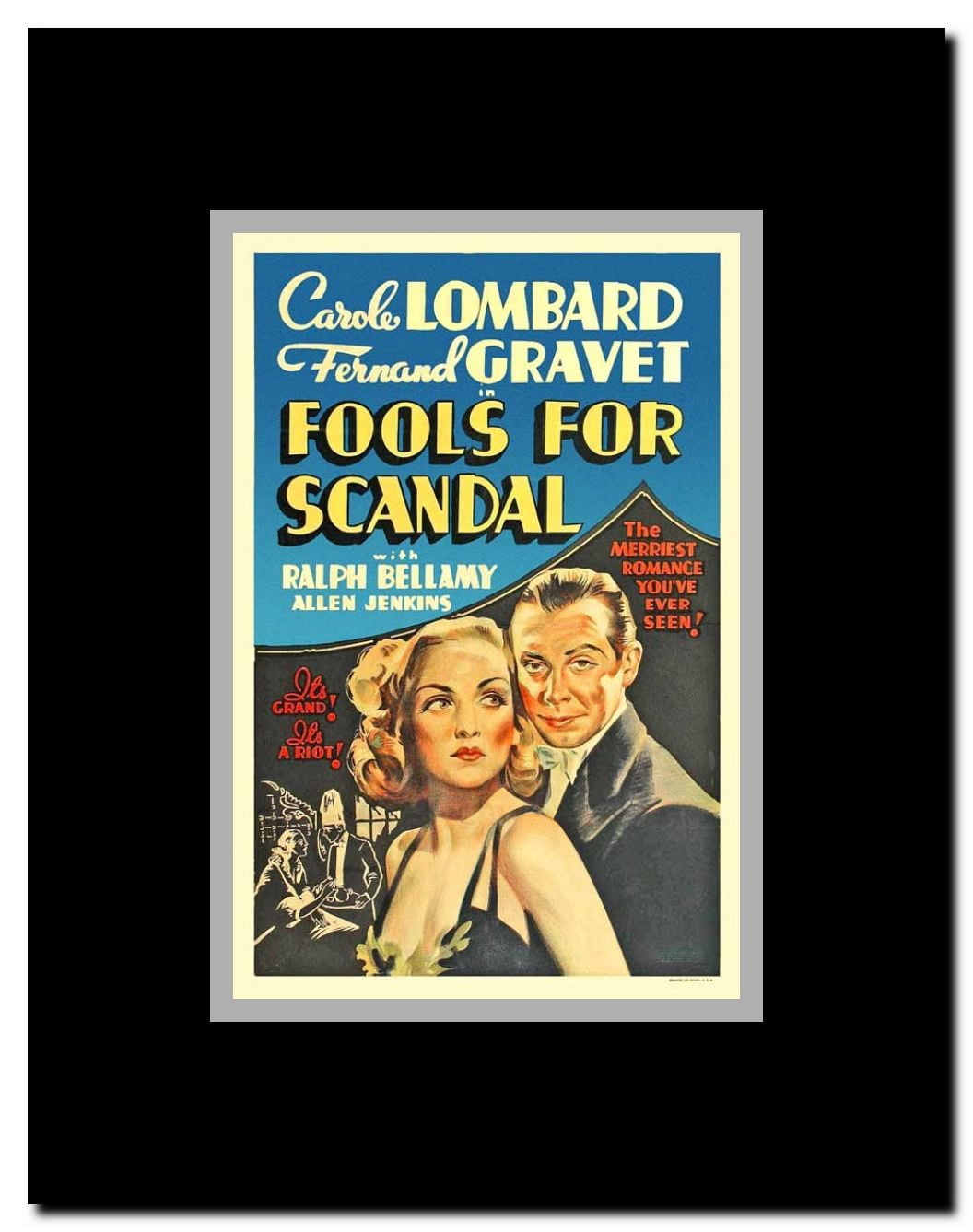 Fools for Scandal Framed Movie Poster