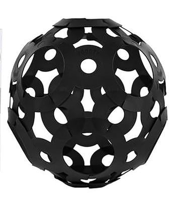 Foooty Football: The Any Shape You Choose Ball that Fits in Your Pocket - Black (Other Colors Available)
