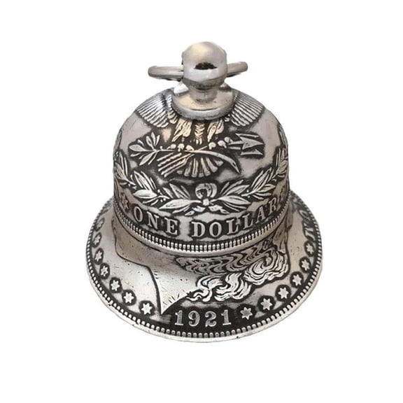 Foopr 1921 Silver Pendant Silver Dollar Dining Table Tiny Call Hand Antique Metal Hanging Ornaments