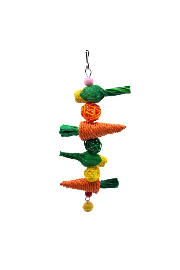 Bird Chew Toy Chewing Corn Cluster For Parrot Swing Improves Health 1pc