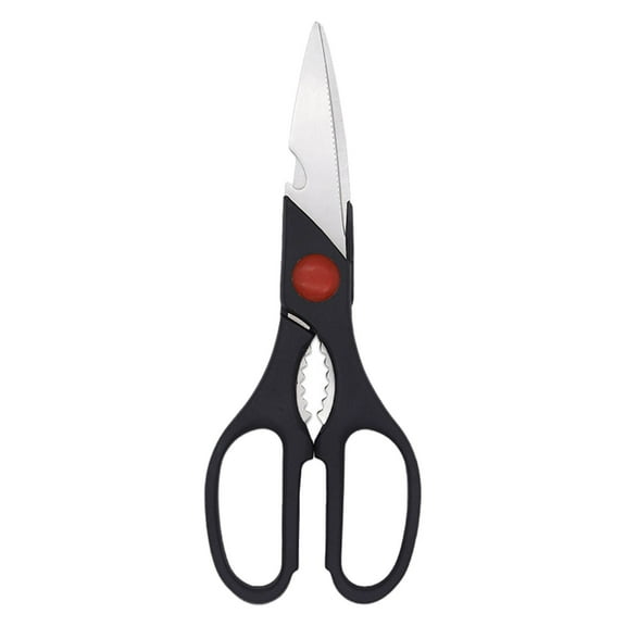 Foopr Multifunctional Kitchen Food Scissors With Sh A R P Scissors With Nut Cr Acker Bl Ade Cooking Scissors With Ergonomic Non Slip Handle Easy To Clean