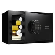 Foorsun  0.5 Cu Ft Home Safes Water and Freproof, Digital Security Safe Box with LED Sensor Light, Removable Shelf for Money Jewelry Documents