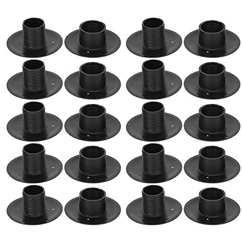 Foosball Bearing Rods, 10 Pair Black Plastic Tabletop Foosball Bushings ...