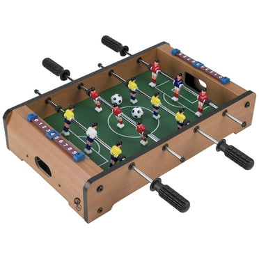 Hey Play 20-Inch Mini Foosball Table - Includes 2 Balls and Score Keeper