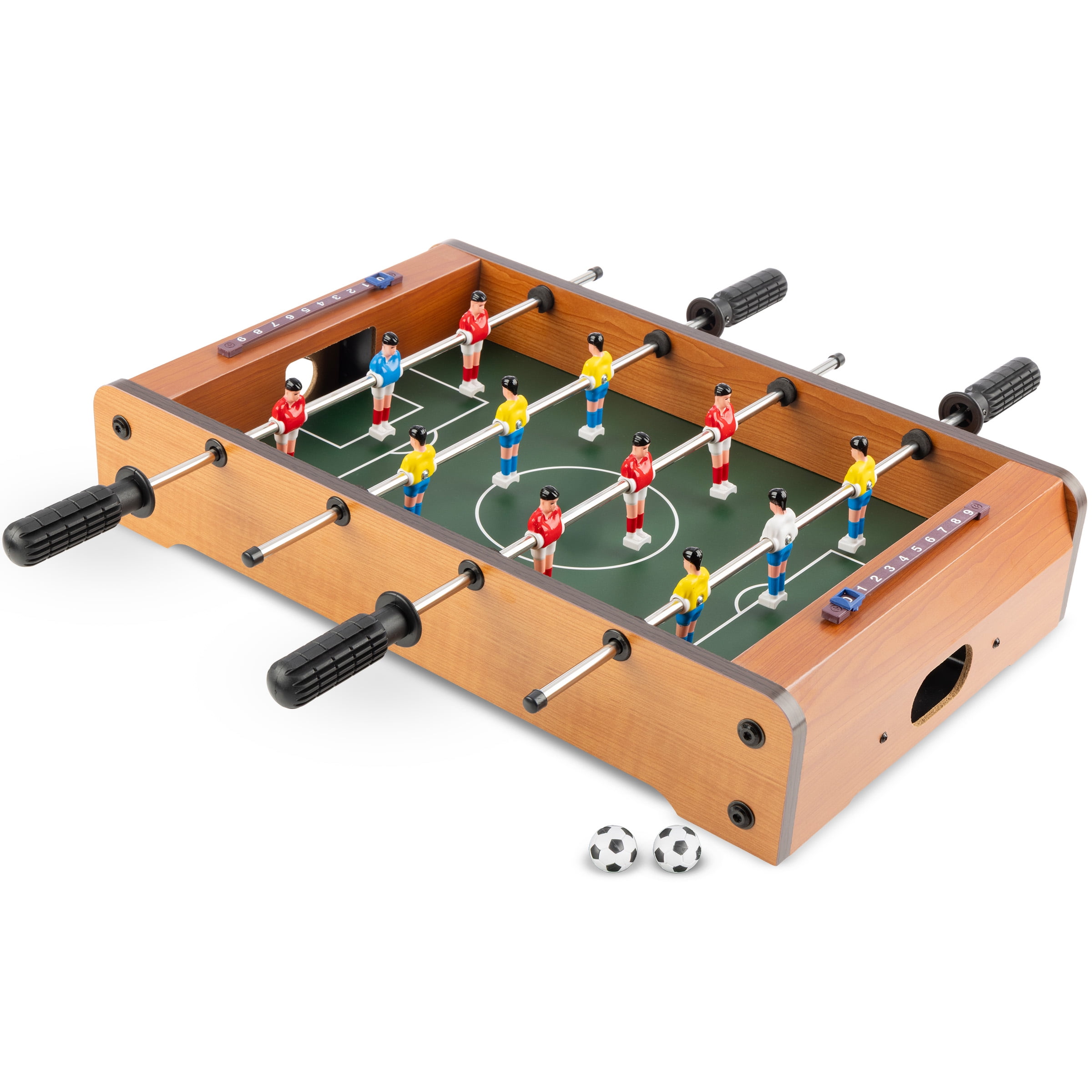 Hey Play 20-Inch Mini Foosball Table - Includes 2 Balls and Score