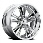 Foose 1PC Aluminum Rim F097 KNUCKLE 18X8in Chrome Plated Finish, F09718806145
