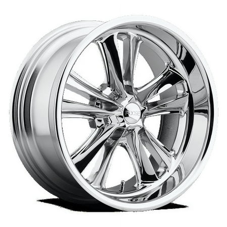 Foose 1PC Aluminum Rim F097 KNUCKLE 18X8in Chrome Plated Finish, F09718806545