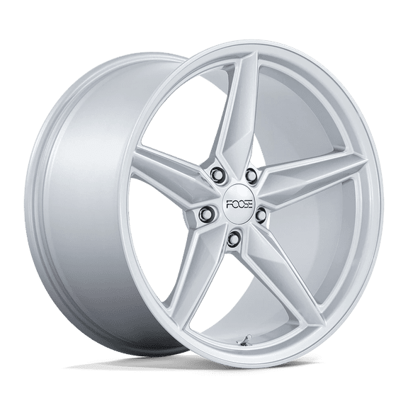 Foose 1PC Cast Aluminum Wheel F174 20x11 5x120 G-SLVR 43mm, F174201113+43