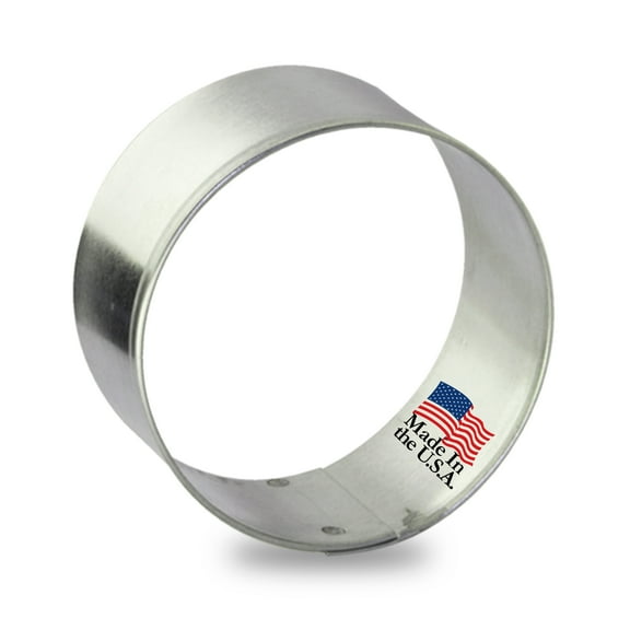 Foose Brand Round Cookie Cutter 2 in Tin Plated Steel Cookie Cutters  Made in the USA