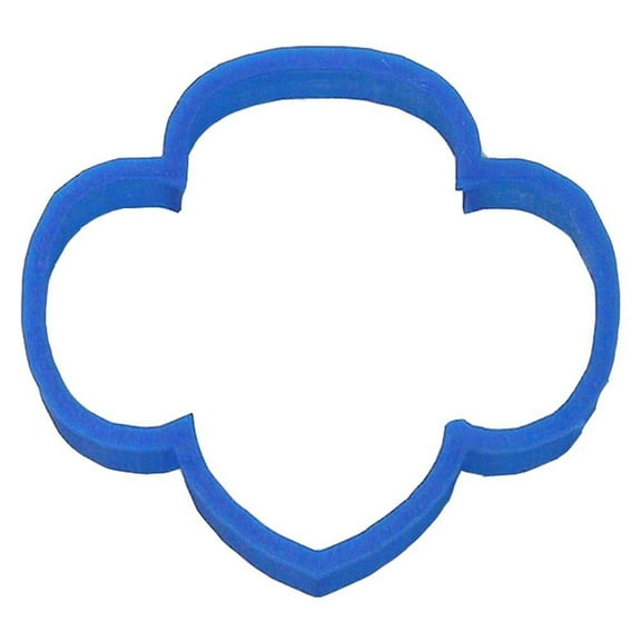 Foose Brand Trefoil Cookie Cutter 3.5 inch Tall 3d Printed Plastic USA Made