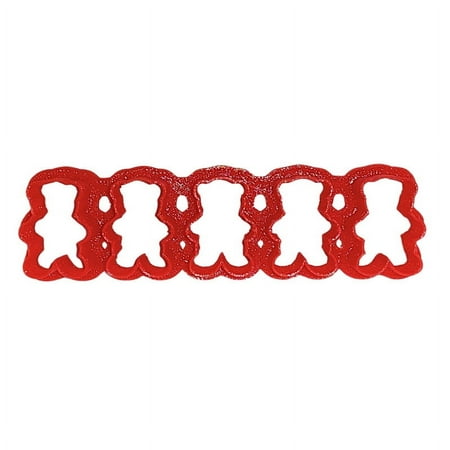 Foose Cookie Cutters Teddy Bear Cracker Multi Cutter 1 1/8 in segments, 3d Printed Plastic, Made in USA (Color may vary)