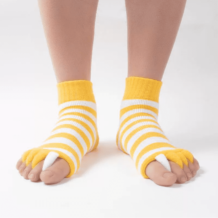 Unisex Foot Alignment Socks - Toe Separators for Comfort & Support ...