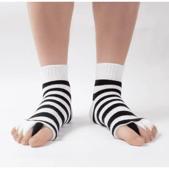 Unisex Foot Alignment Socks - Toe Separators for Comfort & Support