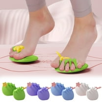 Foot Arch Exercise Device Set | 30掳 Crescent Design for Bunion | Toe Training | Leg Slimming & Shaping | Anti-Slip Soft Material | Portable Foot Massager | 2 Pieces | 10.5x9.5x5.5cm