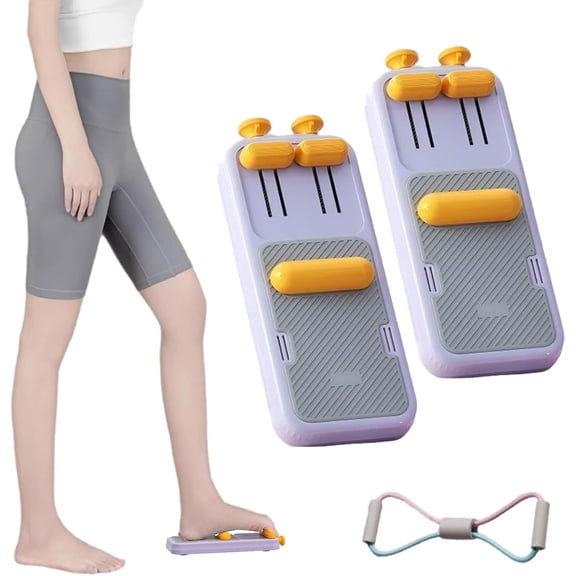 Foot Arch Trainer,Adjustable Resistance Foot Exercise Brace with Double Spring,30x12cm,Portable Arch Strengthener for Flat Feet,Metatarsal and Ankle Training Tool for Adults Dancer Workout Yoga