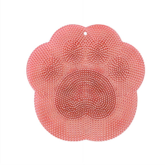Foot Back Scrubber Exfoliating Massager Pad Cleaning Mat Bath Shower Rub Back Brush